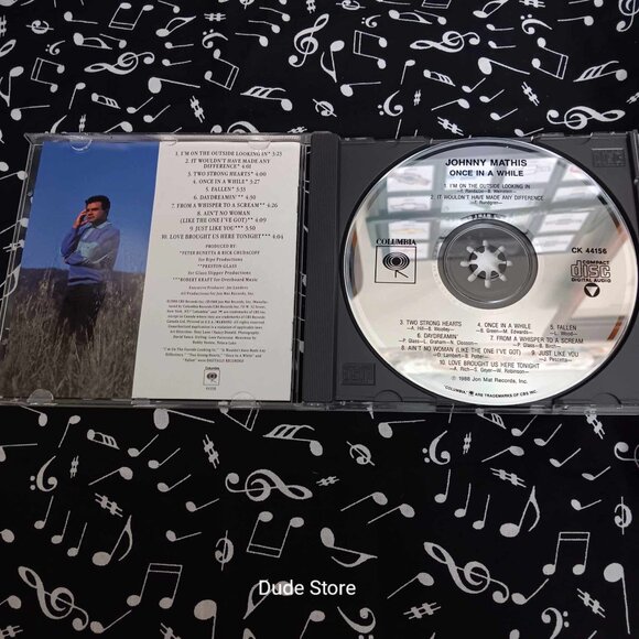 Johnny Mathis - Once In A While - 10 Songs - 1988 CD - Picture 2 of 4